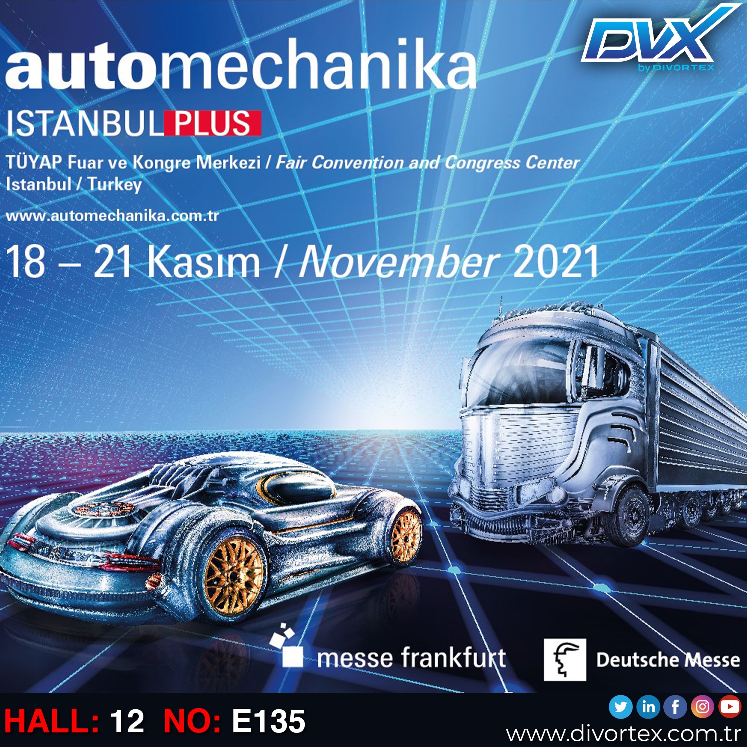 2021 Automechanika Istanbul Plus'tayız!