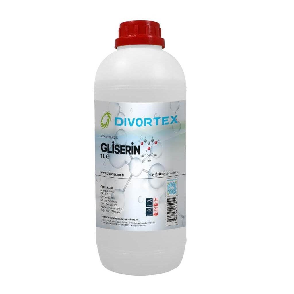 Divortex Bitkisel Gliserin VG C3H8O3 (% 99.7 Saflık)