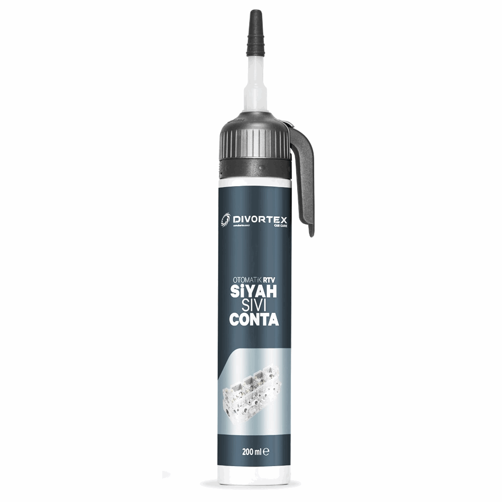 Divortex RTV Siyah Sıvı Conta 200 Ml.